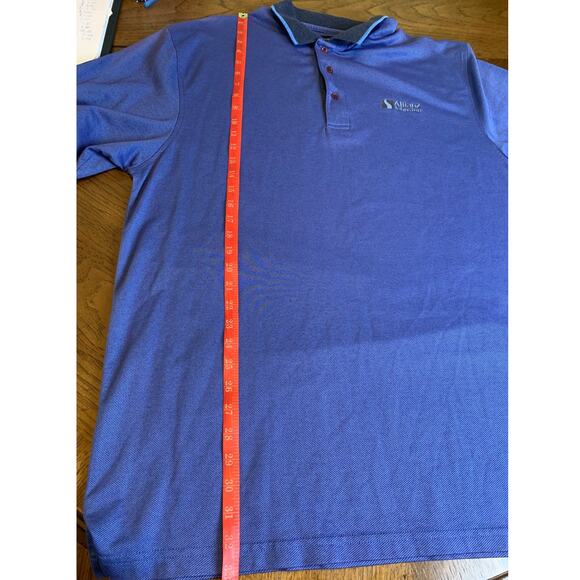 Allianz Johnston  Port Authority Men's Polo Work Shirt 2XL Blue - Picture 7 of 9
